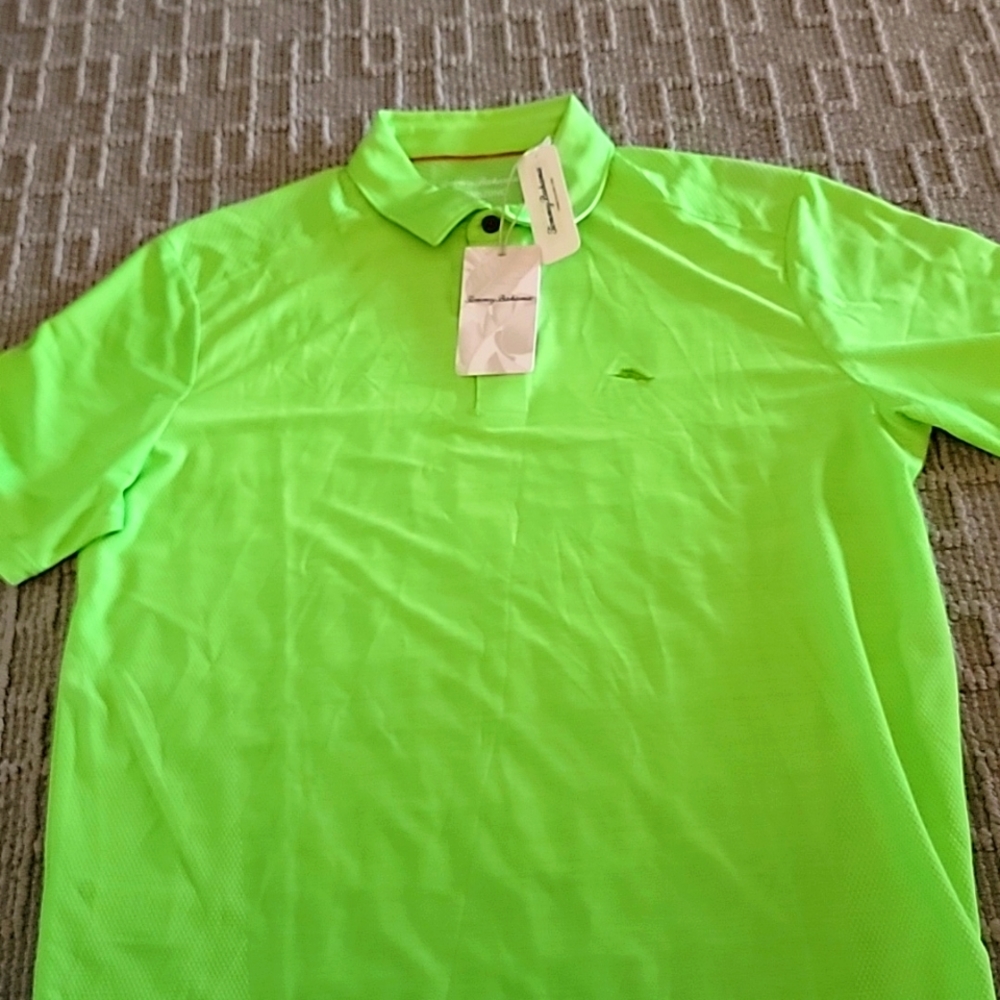 Tommy Bahama Island Zone Polo Shirt M Green